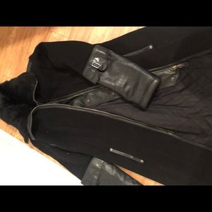 Rudsak wool / leather /fur jacket